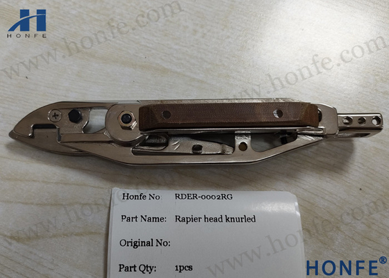 Cabeça das peças sobresselentes do tear de HONFE-Dorni do florete serrilhada com sulcado