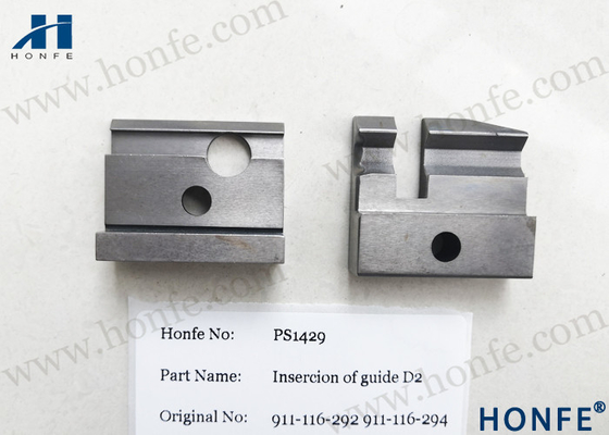 Peças sobresselentes de prata do tear da inserção D2 Sulzer do bloco de guia do preço negociável