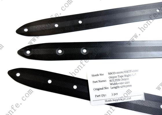 Peças sobressalentes do tear Sulzer Direito-Esquerda G6500 Largura da fita = 190 - 220 comprimento = 2763 mm